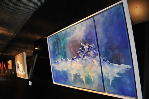 中瑞藝術(shù)家聯(lián)展作品展示